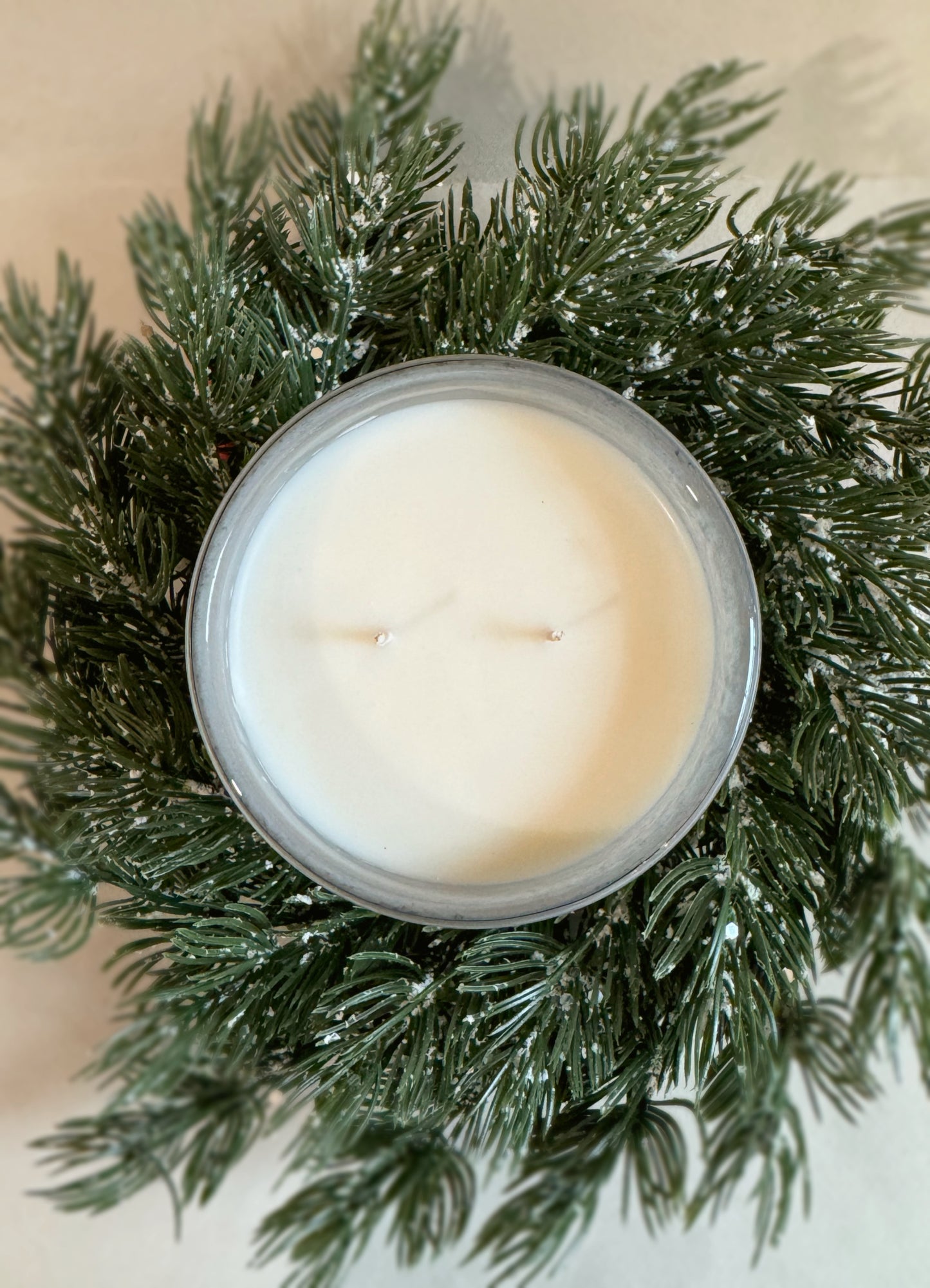 Hand-Blown Glass Candle Vessel (Choose Fragrance)