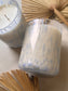 BLOWN GLASS BLUE VESSEL (SEASIDE COTTAGE)